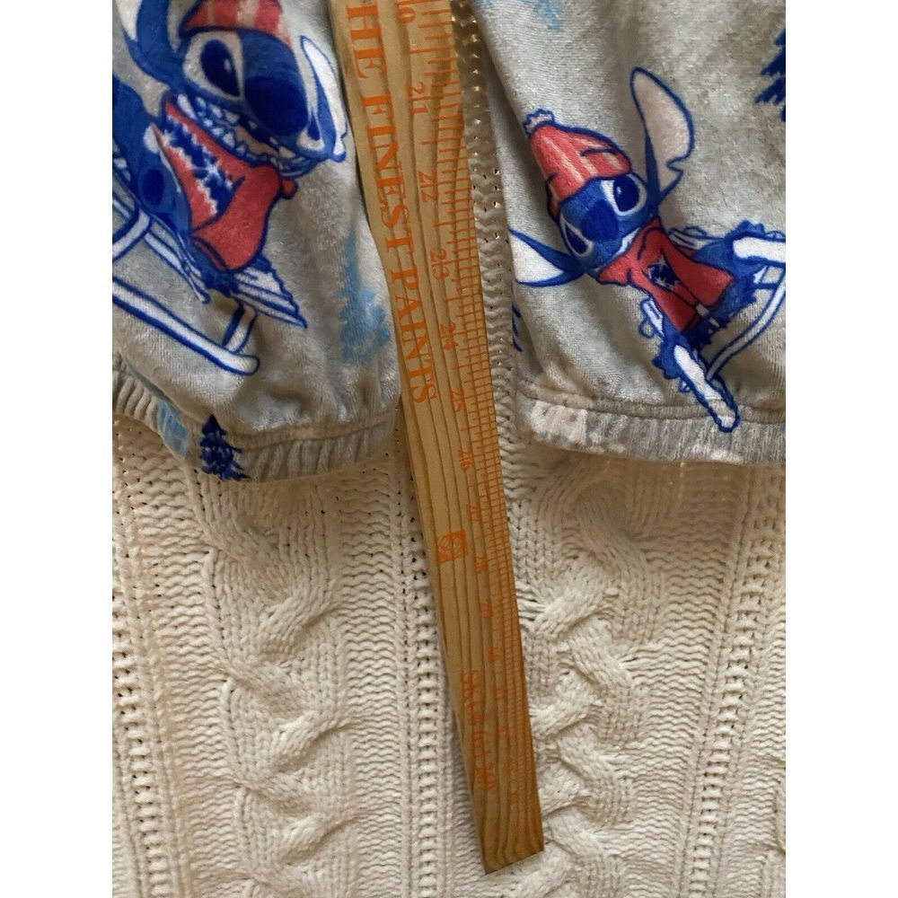 Disney Lilo & Stitch Womens XL 16-18 Soft Draw String Pajama Bottoms Gray EUC‎ - Picture 5 of 7